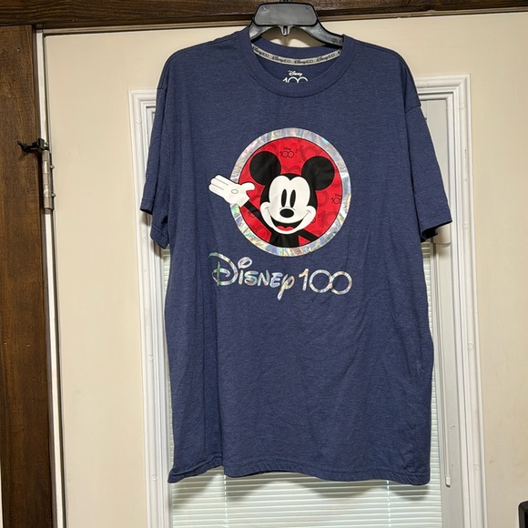Disney Tops - Disney 100 tshirt blue XL